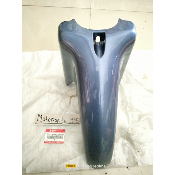 SPAKBOR DEPAN SHOGUN 125R ABU UNGU ORI SGP