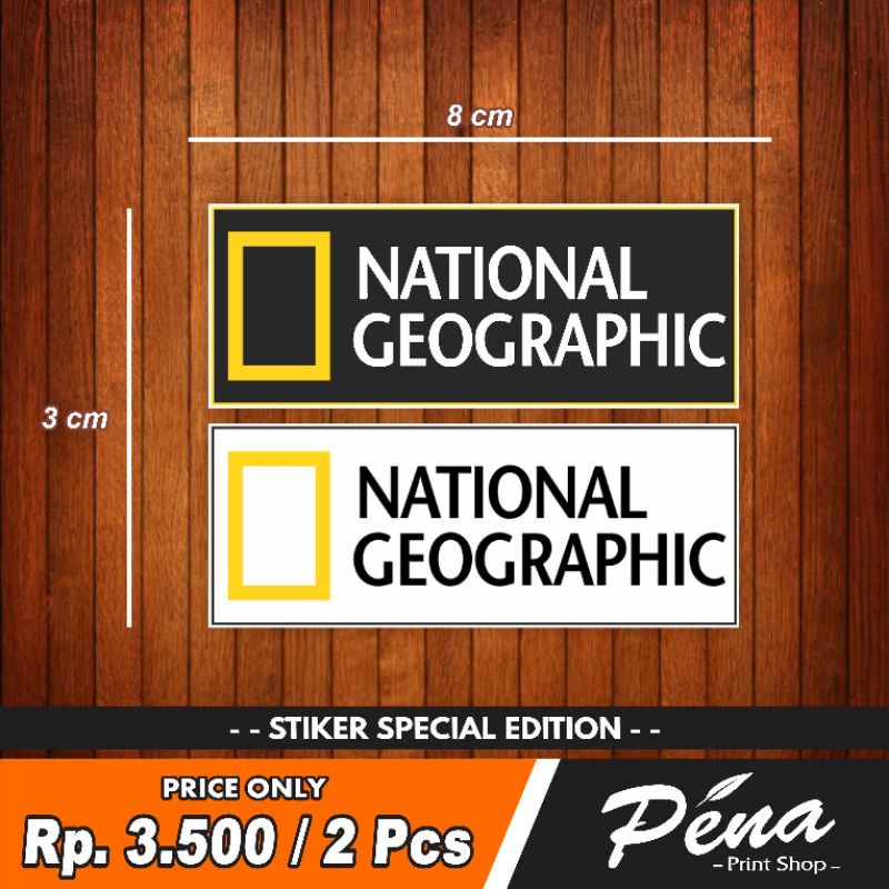 

Sticker Stiker National Geographic Tahan Air (2 PCS)