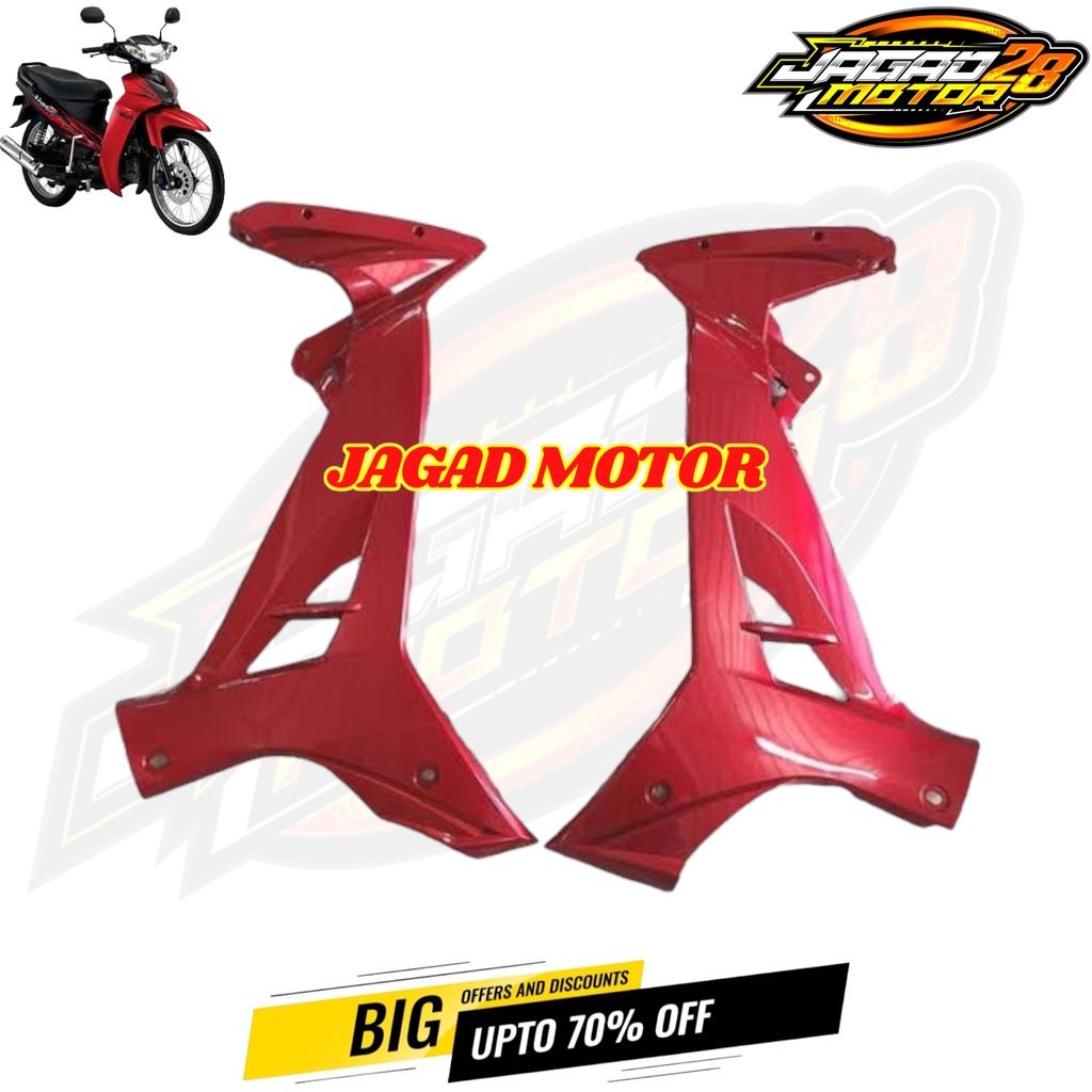 Sayap Dalam Yamaha Vega R New Merah / Cover Sayap Dalam Yamaha Vega R New Merah / Legshield Dalam Yamaha Vega R New Merah