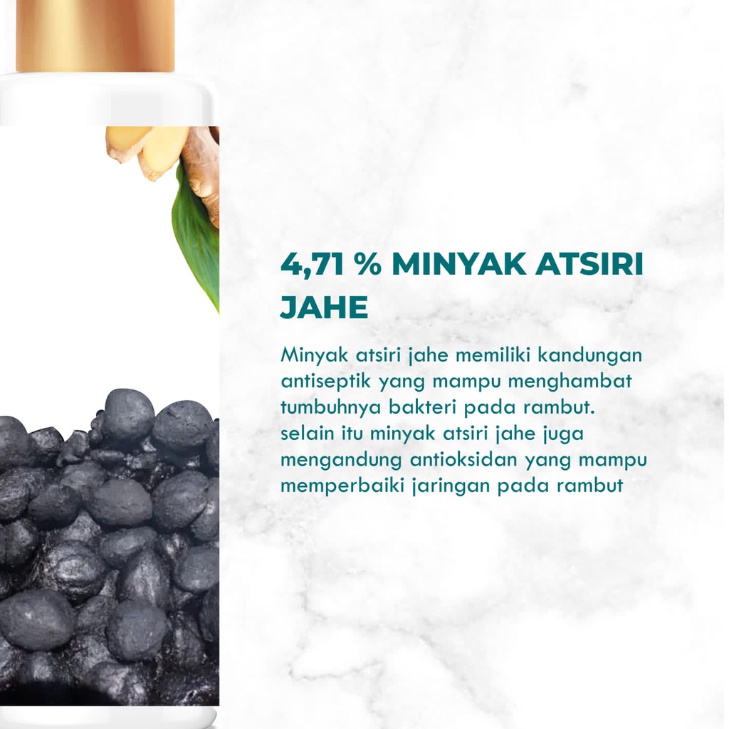 Smuuty Hair Treatment Serum Kemiri Bakar 100% Herbal BPOM Bonus Emas Mini