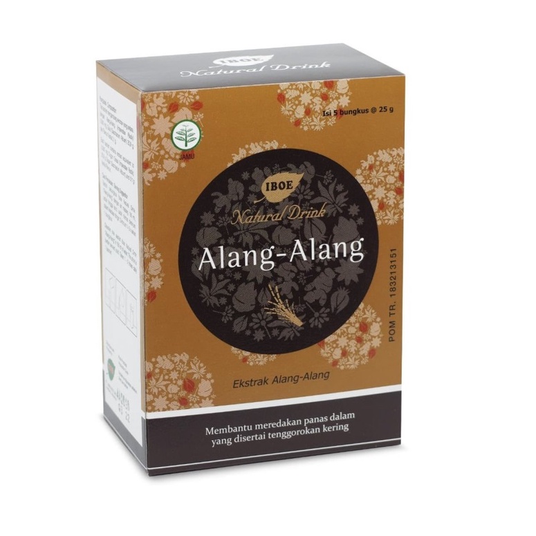 

minuman herbal natural drink jamu iboe akar alang alang 5 x 25 gr