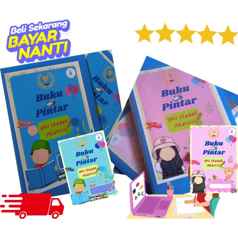 

BONUS 2 SPIDOL & STIKER LUCU (10 pembeli pertama). BUKU PINTAR(workshet) untuk anak mulai umur 2 tahun