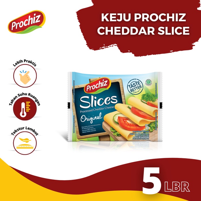 

T0P KEJU PROCHIZ SLICE CHEDDAR 5'S NICE