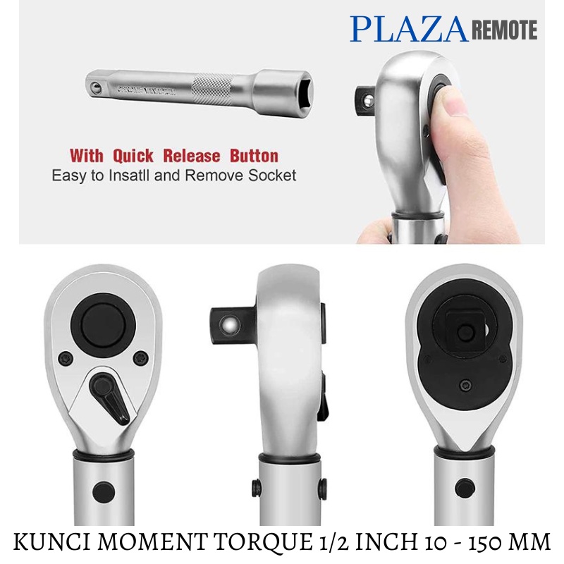 10-150 N Adjustable Micrometer Torque Wrench SPANNER Hand Tool DUAL BULAK BALIK