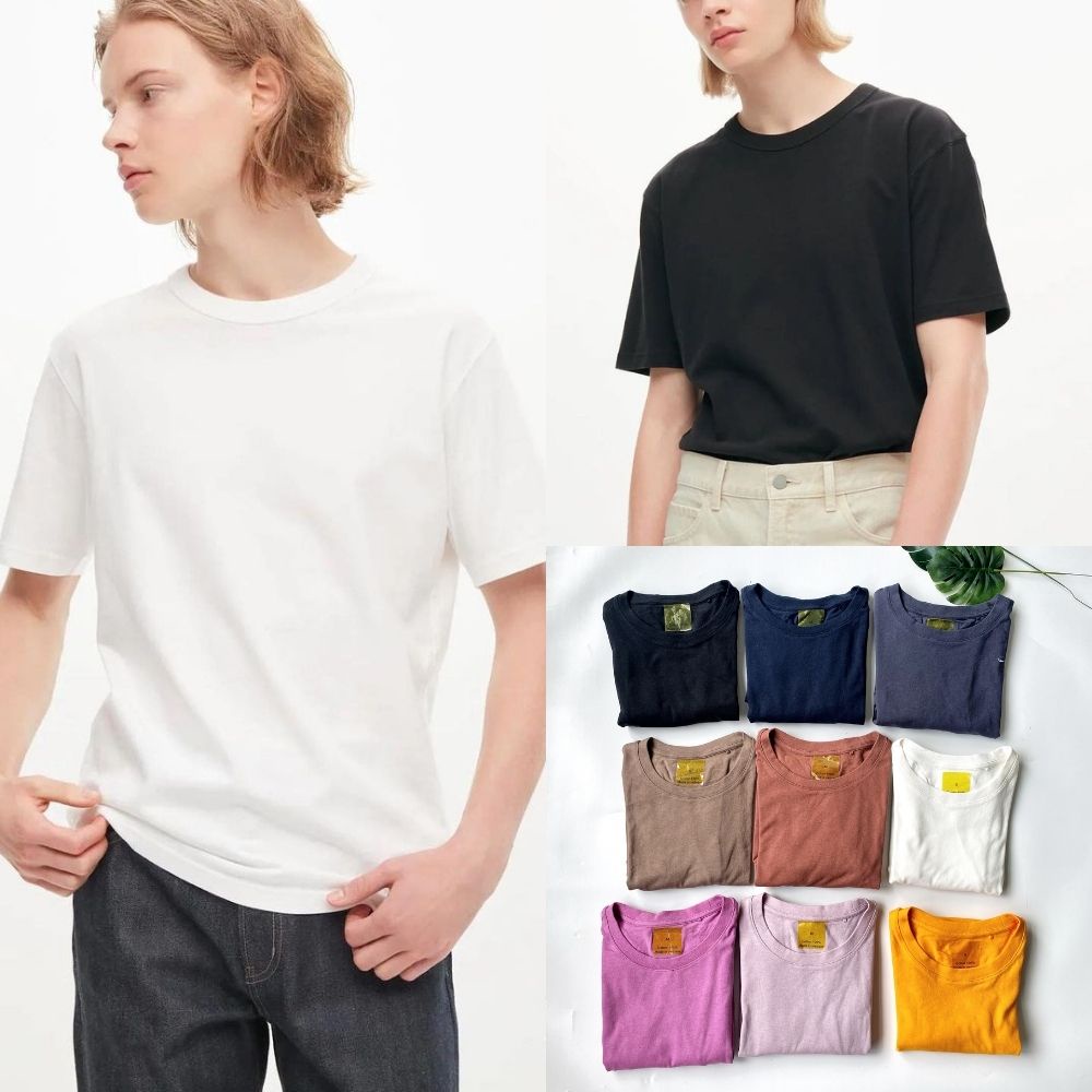 CREW NECK SUPIMA SHORT SLEEVED TEE - KAOS POLOS - ORIGINAL BRANDED