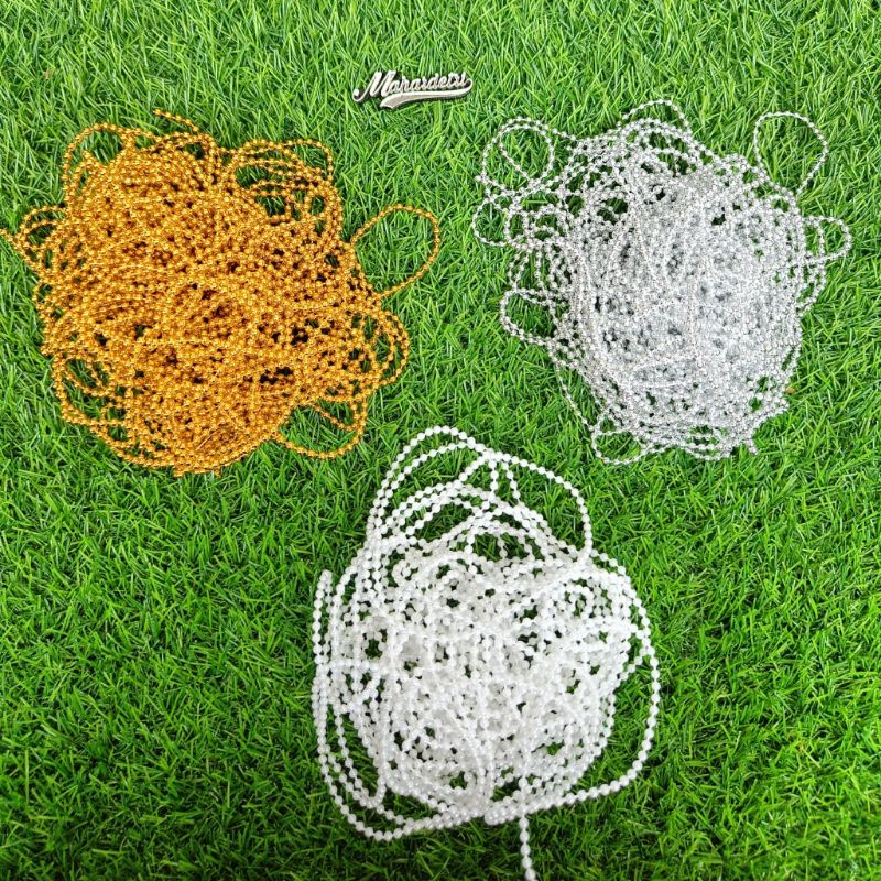 Parel Renteng Mutiara Lada diameter 3 mm bahan isi hiasan Dekorasi Mahar Pernikahan Wedding