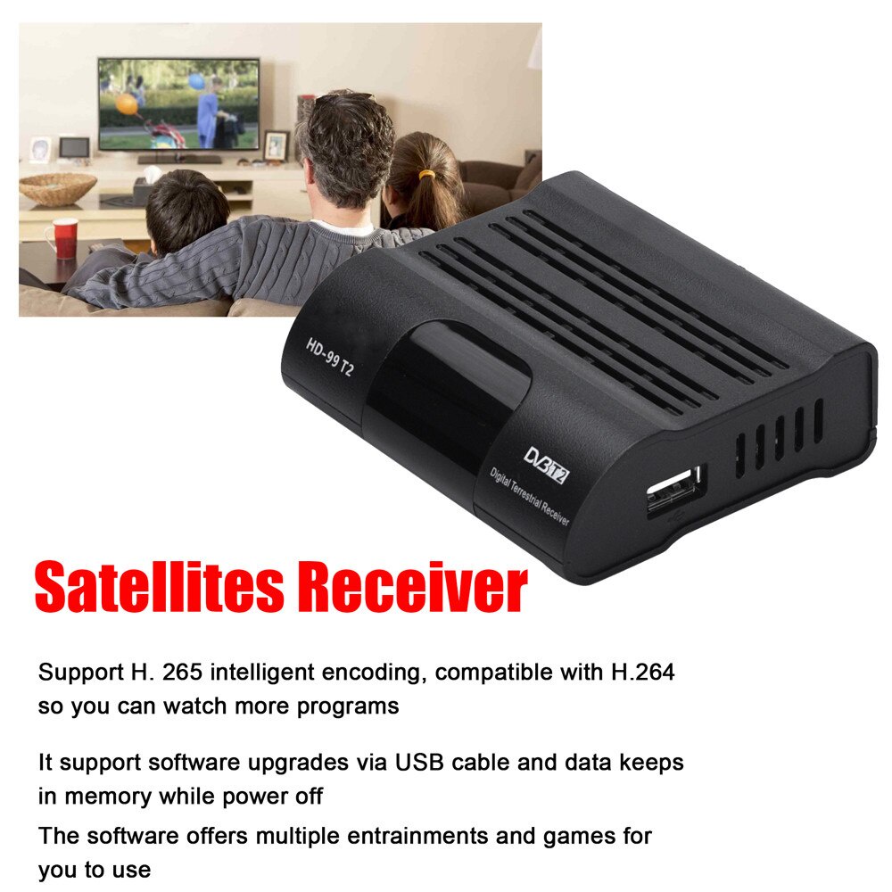 Set Top Box TV Digital Tuner WiFi DVB-T2 Bisa Untuk TV Tabung/ TV LED Pantesat