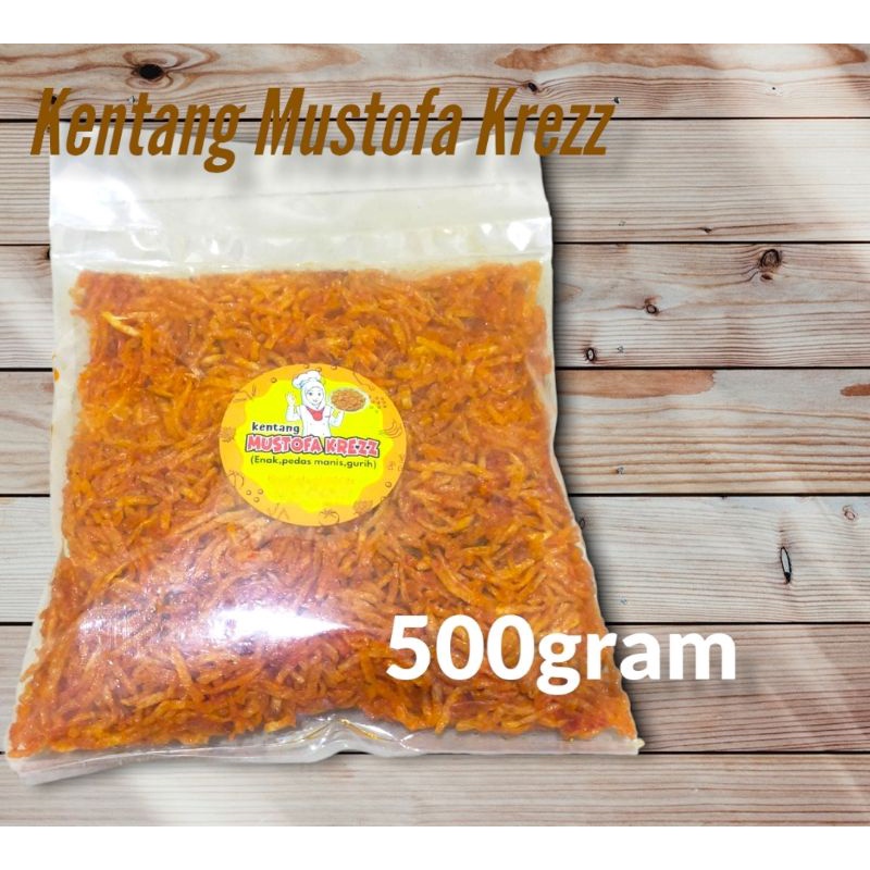 

kentang Mustofa 500gram / kentang balado / kentang bumbu hijau / kentang pedas manis / kentang Mustofa krezz