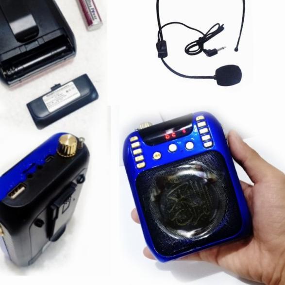 Speaker Mic Megaphone Portable Mini VDR V 1000RM Speaker Pinggang VDR