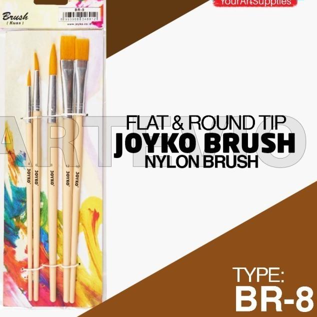 Paket Lukis Mini Polos / Paket Kanvas Lukis Cat Easel Palet Dan Kuas - BROWN EASEL, 30 X 20