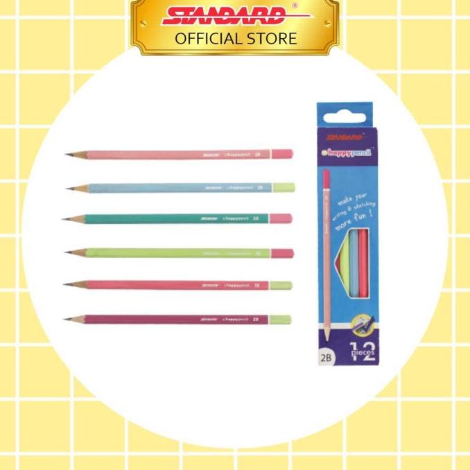 

Discount STANDARD HAPPY PENCIL 2B - 12 PCS /ALAT TULIS AESTHETIC/ALAT TULIS SEKOLAH/ALAT TULIS SET/ALAT TULIS LENGKAP/ALAT TULIS ANAK/ALAT TULIS LUCU
