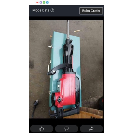 Bor bobok beton coran aspal, merek edon, baru