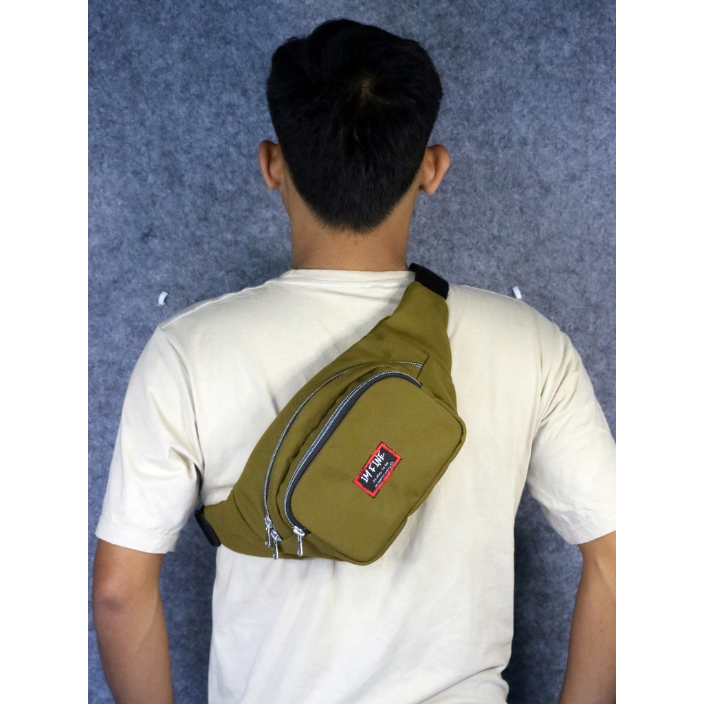 Tas Selempang Waterproof - Tas Anti Air - Tas Dada - Slingbag IMFINE