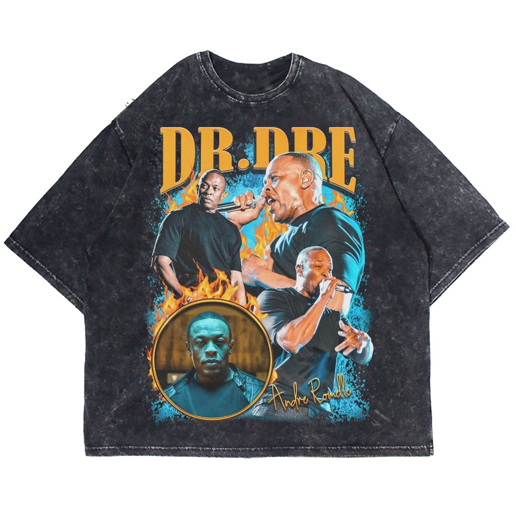 Patternmerch "Dr Dre rap style" Oversize T-shirt | washed tee | kaos vintage