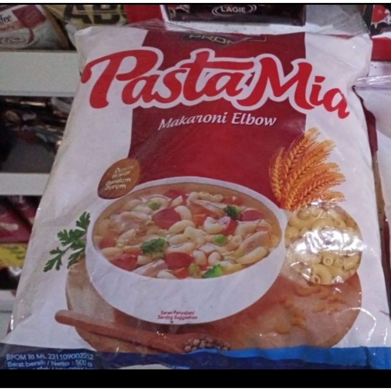 

PASTA MIA MAKARONI ELBOW 500GR