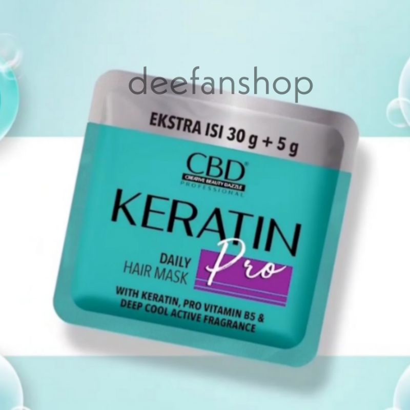 CBD [SACHET] Keratin Masker / Hair Mask 35gr