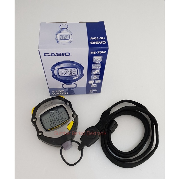 Jual Stopwatch Stopwatch Casio Hs70 W (Alat Pengukur Waktu) Shopee