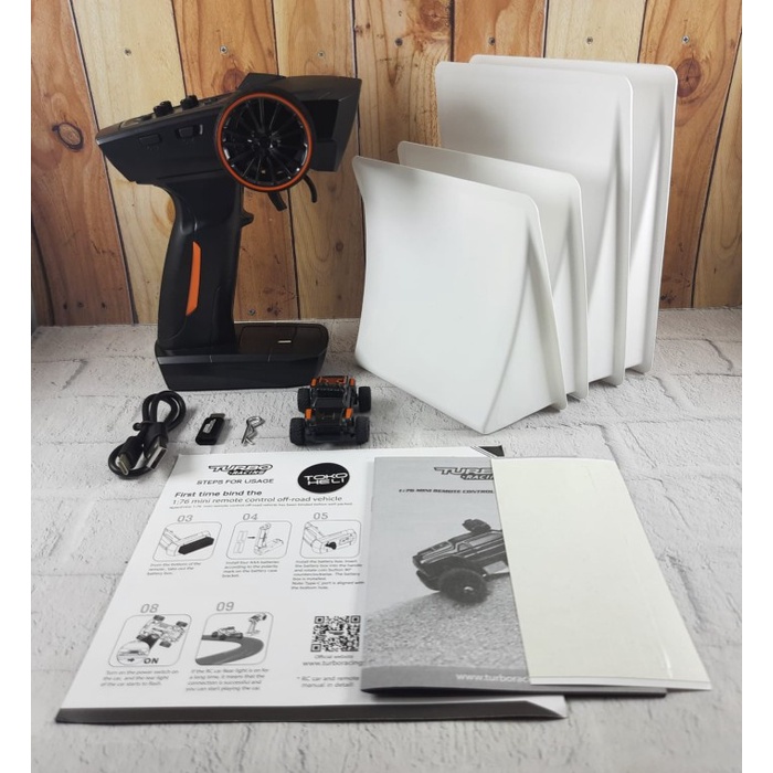 Turbo Racing Baby Monster Truck 1:76 Full Propo 1/76 C81 RC Car RTR