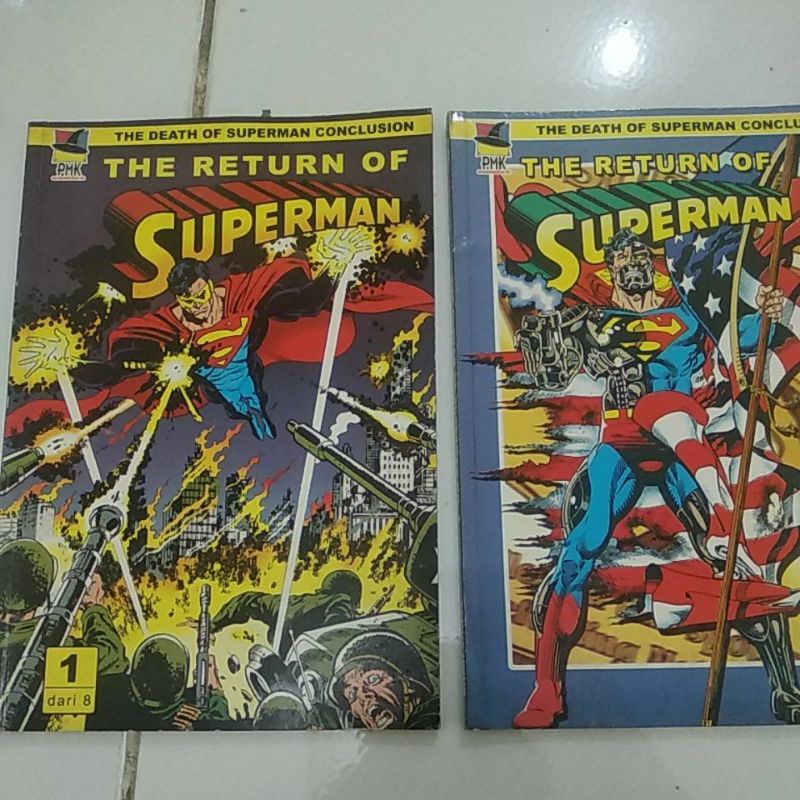 Superman Komik The Return Of Superman Vol 1 dan 2 Komik