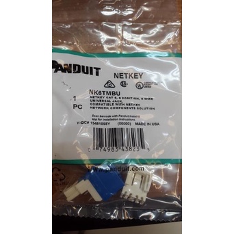 modular PANDUIT NETKEY cat 6 NK6TMBU / panduit / modular panduit cat 6