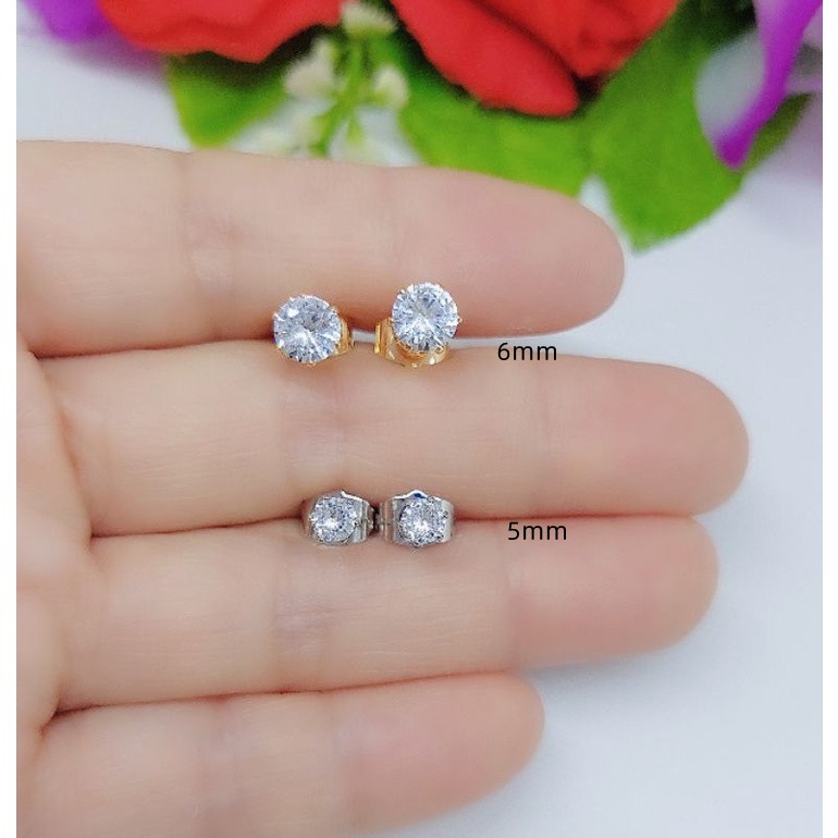 Anting-anting Titanium Dan Xuping 001(mata Besar).002(mata Medium).003(mata terkecil)