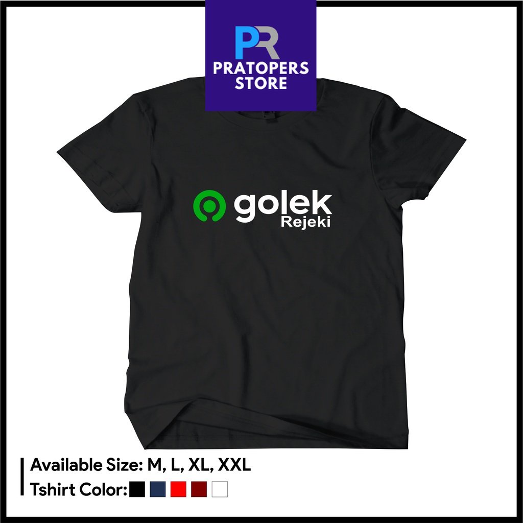 Baju Kaos Plesetan Golek Rejeki Baju Tulisan Jawa Logo Brand Unik Lucu Distro Combed 30s