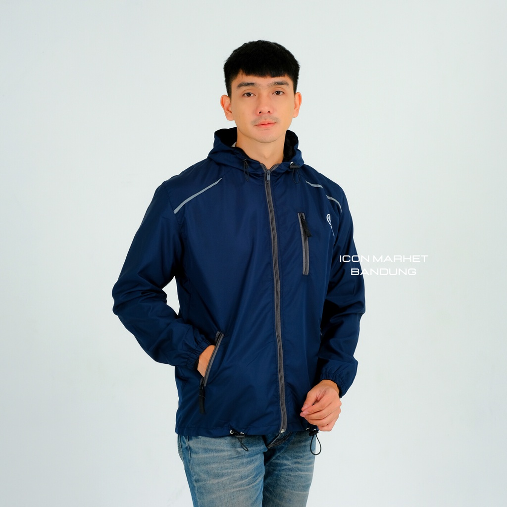 Jaket Parasut Pria Wanita Denali Waterproof size M L XL XXL Original FCF / Jaket Outdoor Pria Anti Air