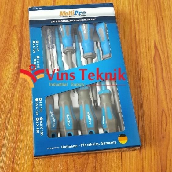 OBENG LISTRIK SET HEAVY DUTY MULTIPRO 7PCS ELECTRICAN SCREWDRIVER SET