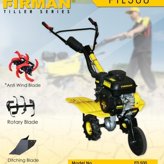 Cultivator Firman Ftl500H - Ftl 500 H Tiller Machine