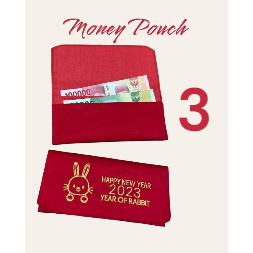 Fawn'G Handmade - Money Pouch Imlek Edisi Tahun Kelinci Rabbit 2023