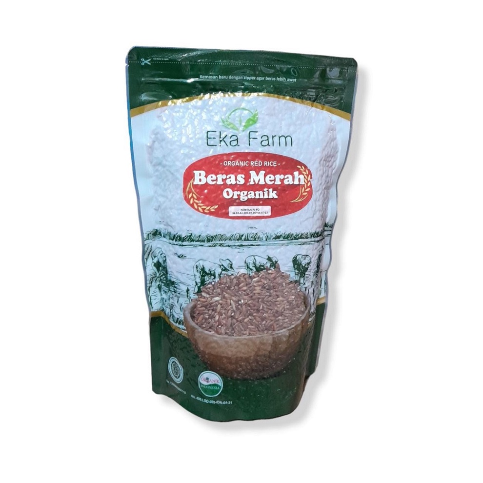 

Beras Organik Eka Farm Kemasan 1Kg Vakum