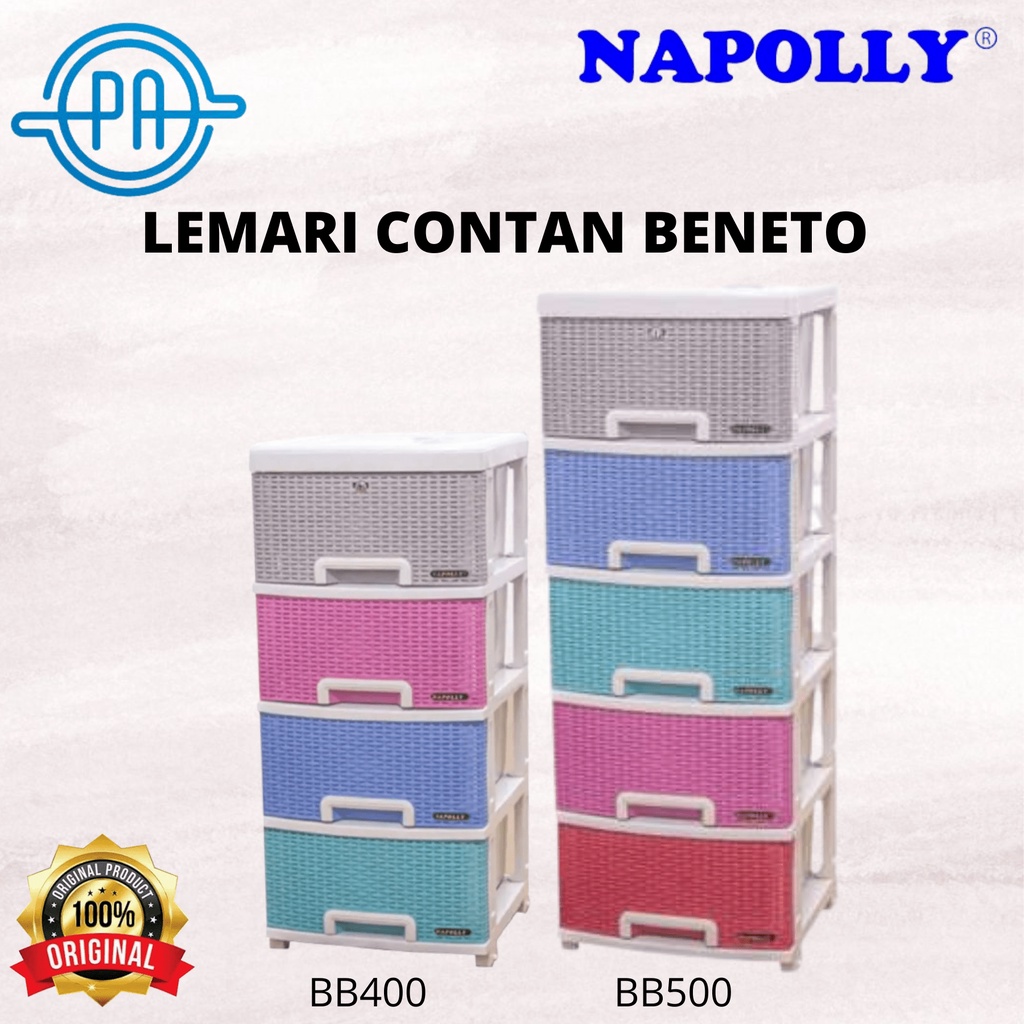 LEMARI NAPOLLY CONTAN BENETO BB400 / BB500 100% ORI