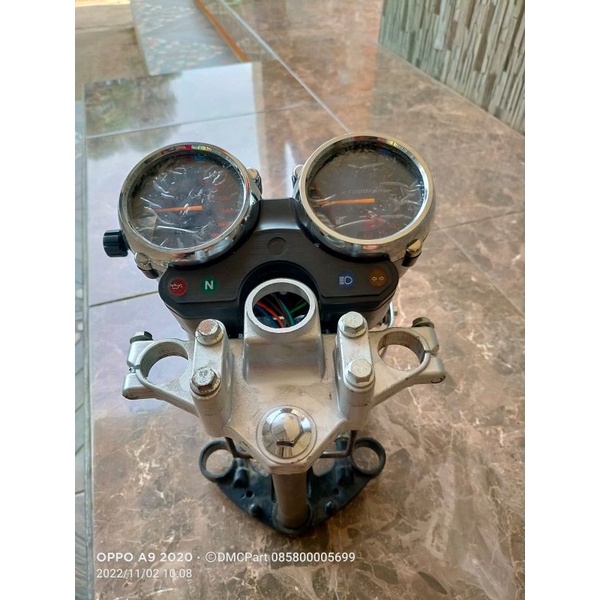 SEPAKET DUDUKAN LAMPU DEPAN RX KING MODEL NINJA SET KUPINGAN ORIGINAL THAILAND SET BATOK NINJA SS OR