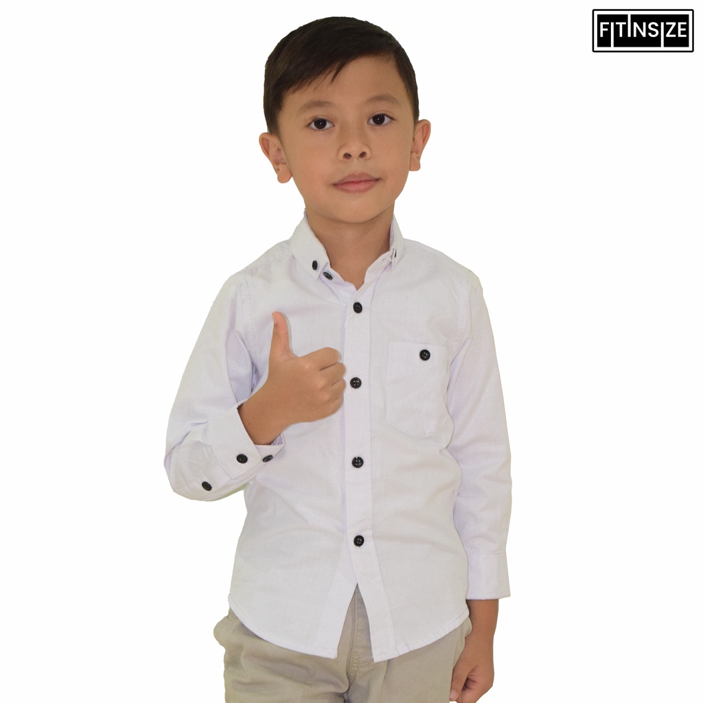 KEMEJA ANAK PRIA POLOS PANJANG MODERN