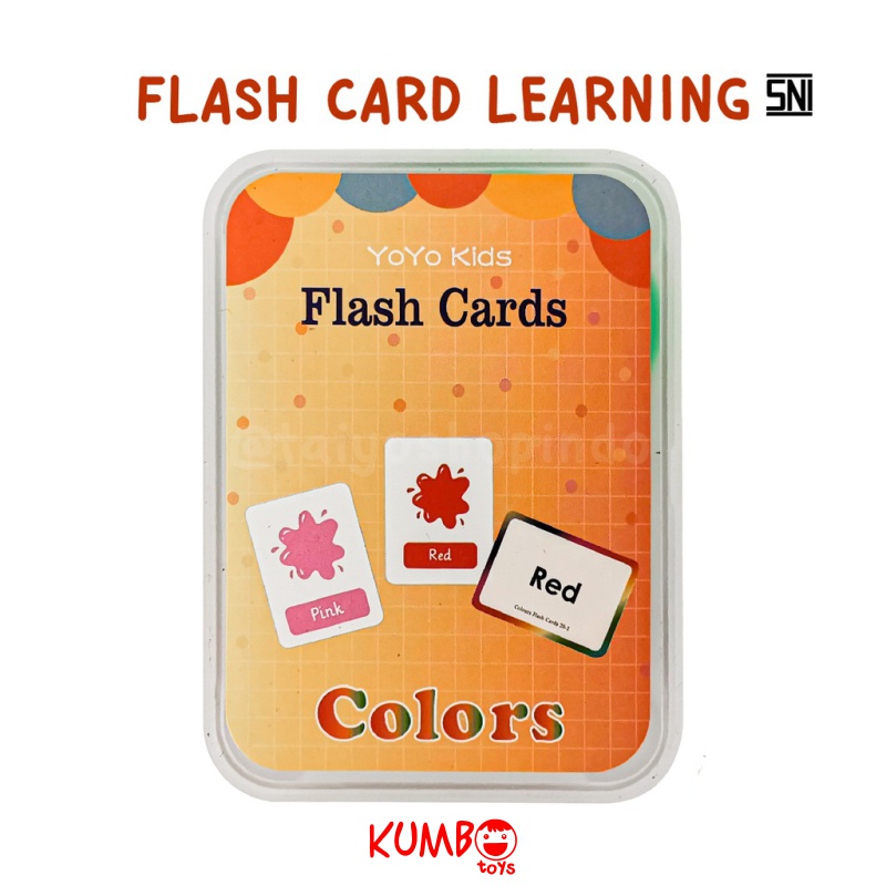 Mainan Edukasi Flash Card Kartu Pintar Anak Bahasa Inggris