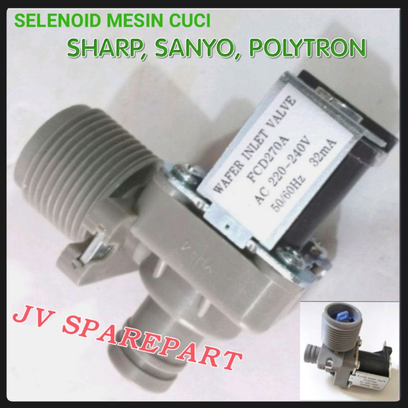 SELENOID WATER INLET MESIN CUCI SHARP