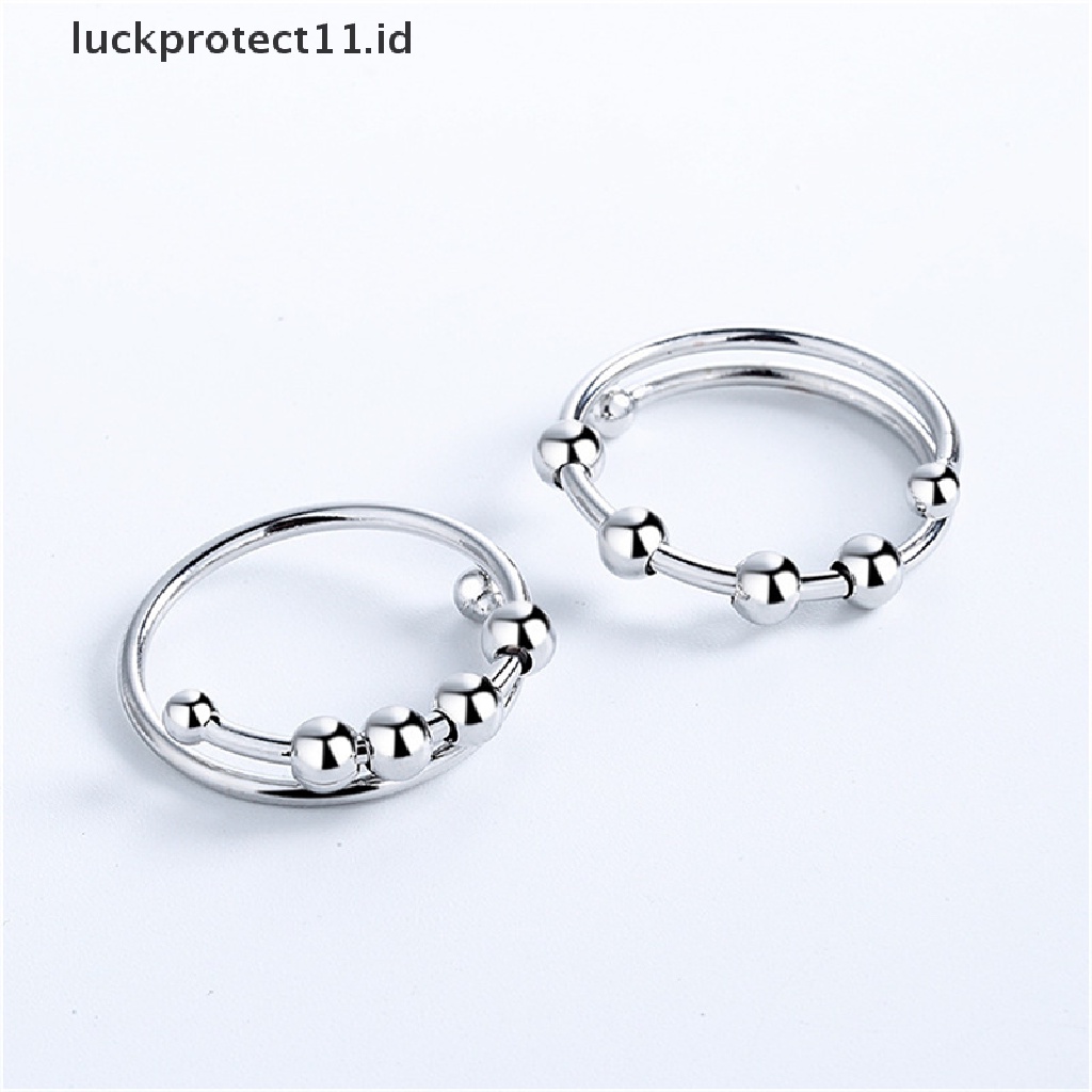 Cincin Manik-Manik Spiral Anti Stress Untuk Pria Dan Wanita