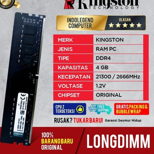 kingston ddr4 4gb pc2666 Longdim