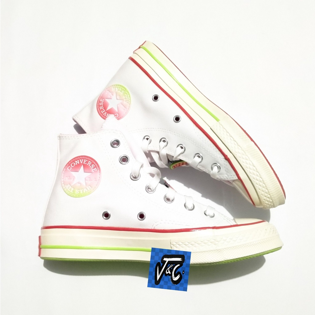 Converse Chuck 70 70s Summer Fruit Fruits Gradient-Print Watermelon Hi