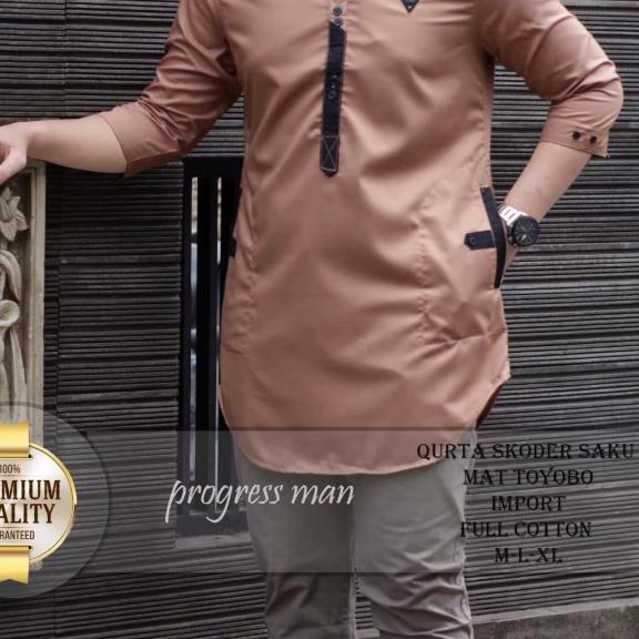 Beli baju kurta / baju koko / kurta pakistan / baju muslim / putih - Putih, M