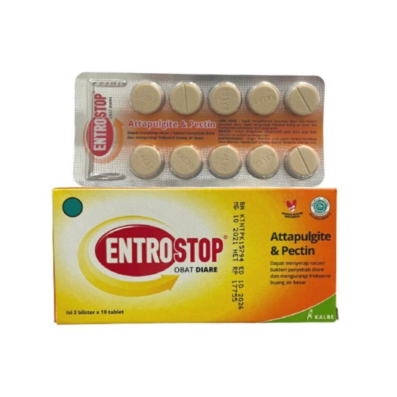 ENTROSTOP Obat Diare - 1 box isi 20 tablet