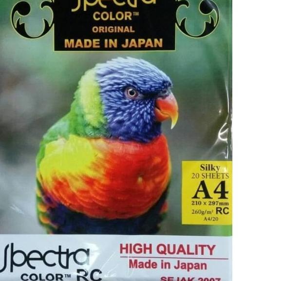 

kertas fotopaper spectra silky 260 gram