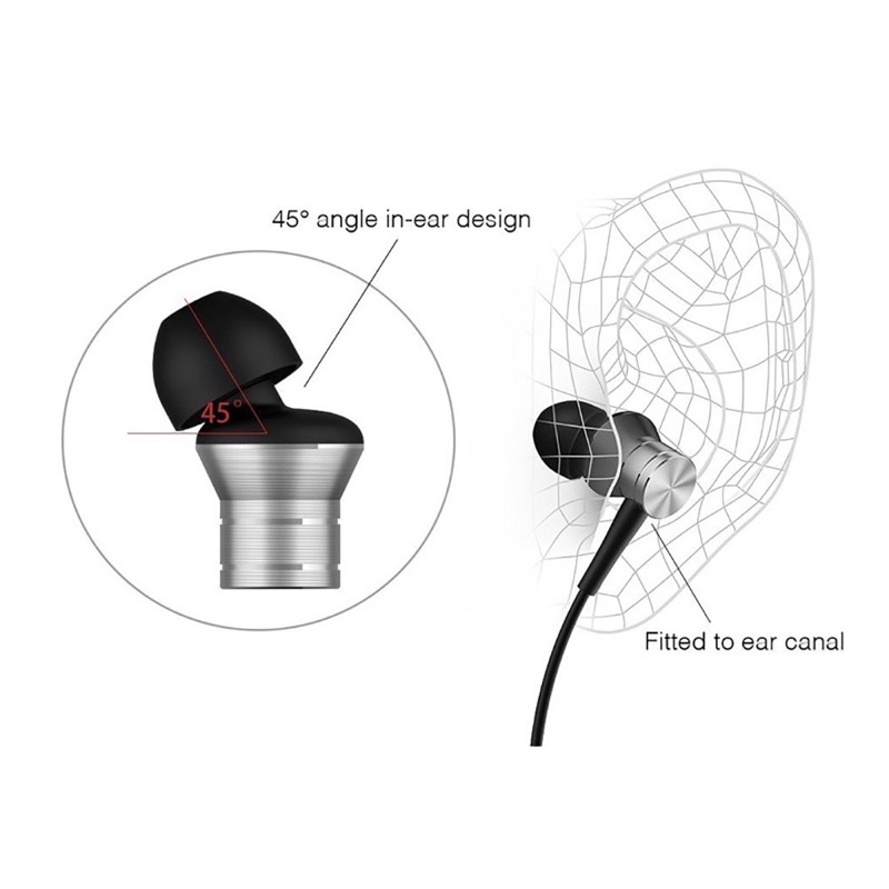 1MORE PISTON Metalic Headset Xiaomi Ori Super Bass Stereo Earphone Redmi Note 5 Pro/6 Pro/7 Pro/8 Pro/9 Pro/10 Pro E1009