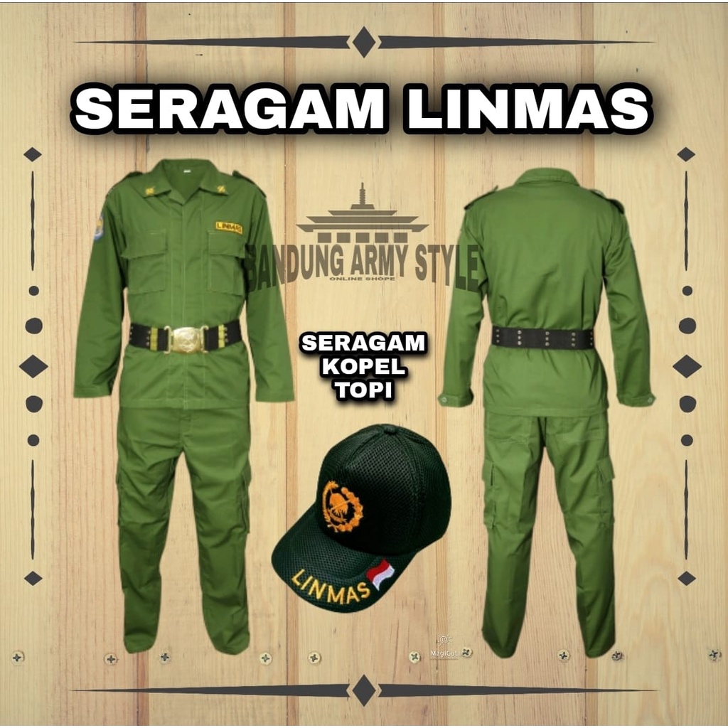 SERAGAM LINMAS/STELAN LINMAS/SERAGAM HANSIP/SERAGAM PENGAMANAN DESA/STELAN HANSIP