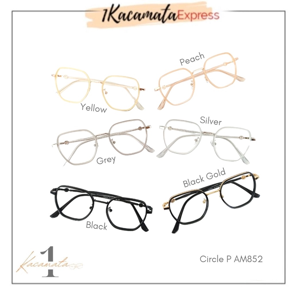 KACAMATA FRAME CIRCLE P AM 852