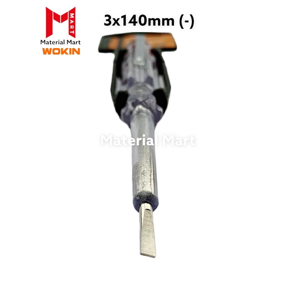 Tespen Listrik Min Wokin | Testpen | Tes Pen | Voltage Tester Wokin | Material Mart