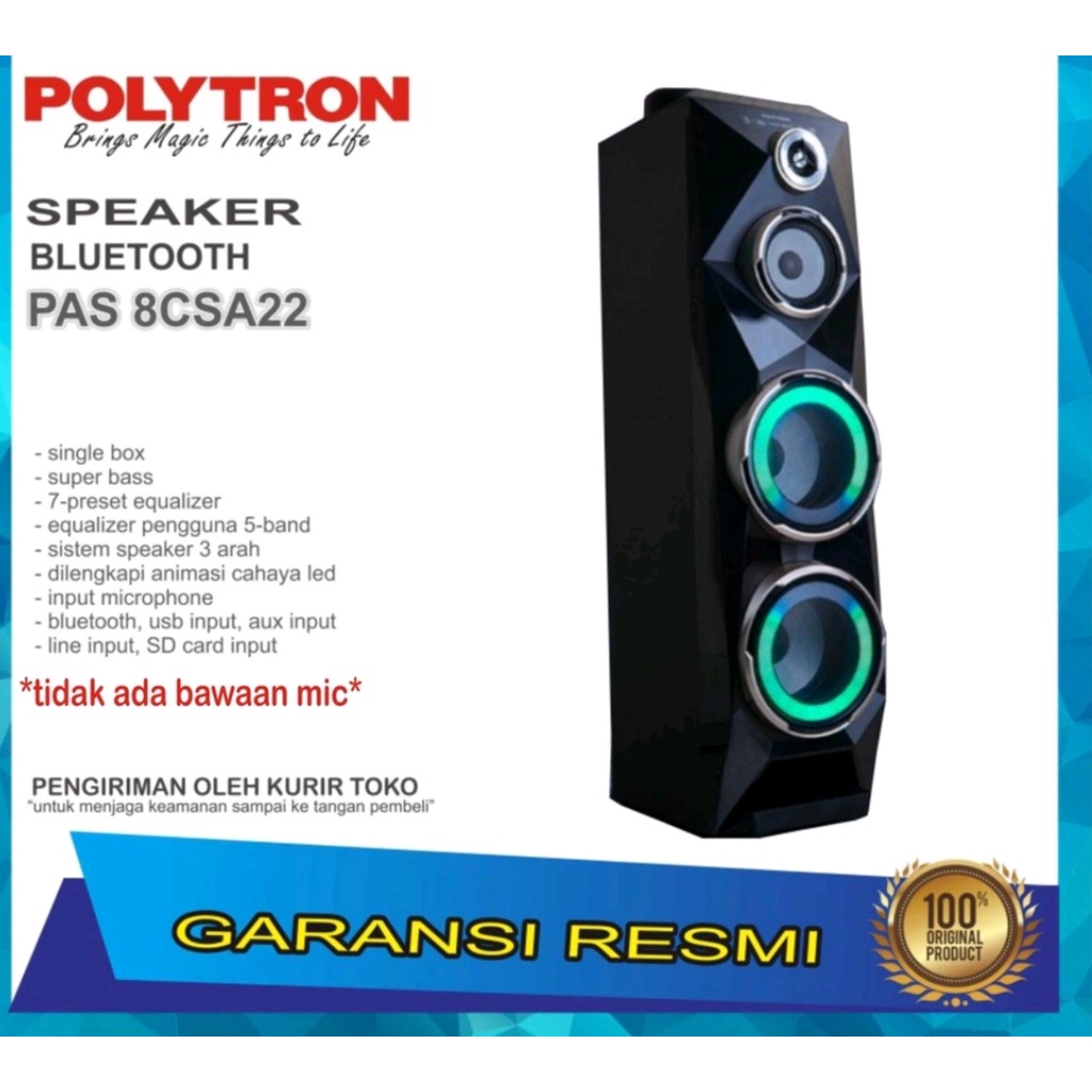 SPEAKER AKTIF POLYTRON TYPE PAS 8 SCA 22