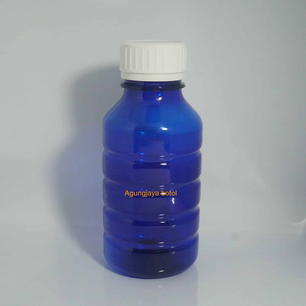 Botol Pet PS 500 ml Biru Segel Kecil / Botol Plastik / Botol Pupuk