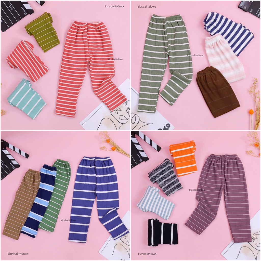 Legging Sheila uk 1-2 Tahun / Leging Panjang Anak Balita Perempuan Celana Ketat EXPORT QUALITY