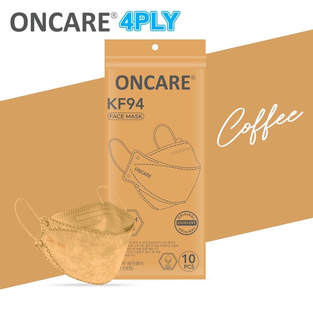 MASKER KF94 ONCARE DEWASA 4 PLY  ISI 10 PCS